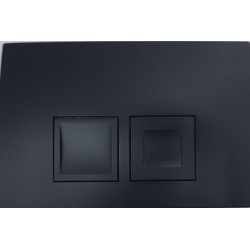 Смывная клавиша Geberit Delta50, двойной смыв 115.135.16.1 черная (не оставляет отпечатков пальцев)