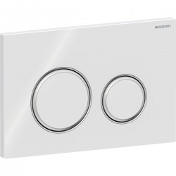 Смывная клавиша Geberit Sigma50, двойной смыв 115.884.SI.1 белая